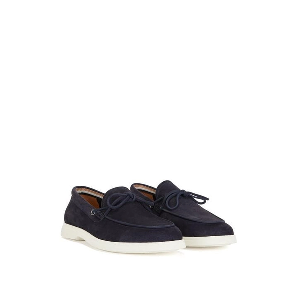 Hugo Boss Sienne Moccasin Shoes - Blue